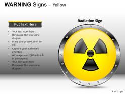 Warning sign yellow powerpoint presentation slides db