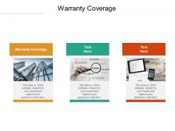 Warranty coverage ppt powerpoint presentation icon diagrams cpb