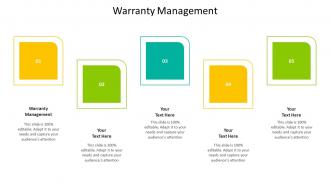 Warranty management ppt powerpoint presentation pictures samples cpb