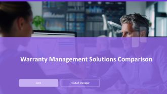 Warranty Management Solutions Comparison PPT Example AT