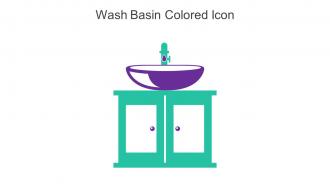 Wash Basin Colored Icon In Powerpoint Pptx Png And Editable Eps Format