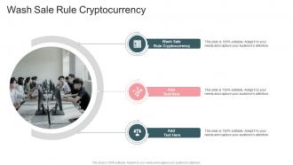 Wash Sale Rule Cryptocurrency In Powerpoint And Google Slides Cpb