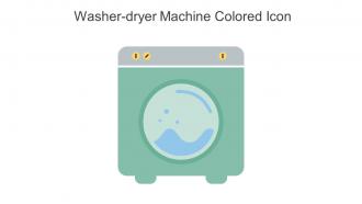 Washer Dryer Machine Colored Icon In Powerpoint Pptx Png And Editable Eps Format