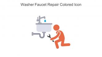 Washer Faucet Repair Colored Icon In Powerpoint Pptx Png And Editable Eps Format