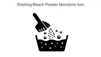 Washing Bleach Powder Monotone Icon In Powerpoint Pptx Png And Editable Eps Format