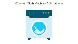 Washing Cloth Machine Colored Icon In Powerpoint Pptx Png And Editable Eps Format