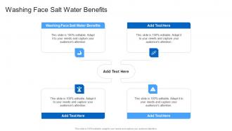Washing Face Salt Water Benefits In Powerpoint And Google Slides Cpb