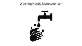 Washing Hands Monotone Icon In Powerpoint Pptx Png And Editable Eps Format