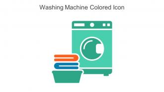 Washing Machine Colored Icon In Powerpoint Pptx Png And Editable Eps Format