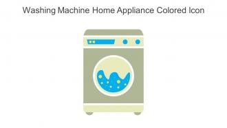 Washing Machine Home Appliance Colored Icon In Powerpoint Pptx Png And Editable Eps Format