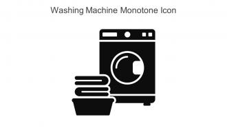 Washing Machine Monotone Icon In Powerpoint Pptx Png And Editable Eps Format