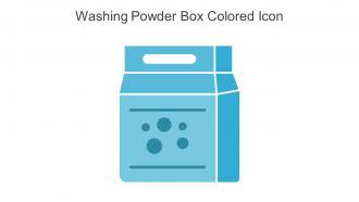 Washing Powder Box Colored Icon In Powerpoint Pptx Png And Editable Eps Format