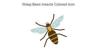 Wasp Bees Insects Colored Icon In Powerpoint Pptx Png And Editable Eps Format