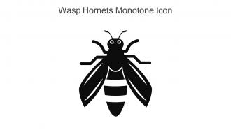 Wasp Hornets Monotone Icon In Powerpoint Pptx Png And Editable Eps Format