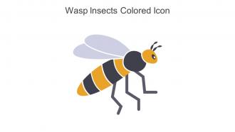 Wasp Insects Colored Icon In Powerpoint Pptx Png And Editable Eps Format