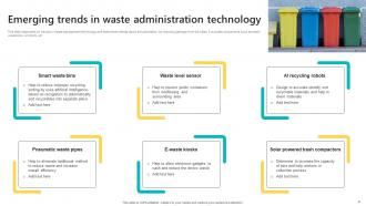 Waste Administration Powerpoint Ppt Template Bundles Informative Editable