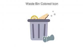 Waste Bin Colored Icon In Powerpoint Pptx Png And Editable Eps Format