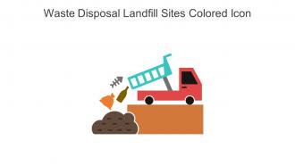 Waste Disposal Landfill Sites Colored Icon In Powerpoint Pptx Png And Editable Eps Format