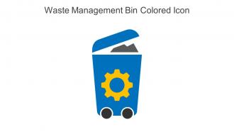 Waste Management Bin Colored Icon In Powerpoint Pptx Png And Editable Eps Format
