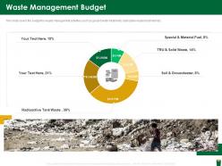 Waste Management Budget Hazardous Waste Management Ppt Download
