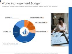 Waste management budget municipal solid waste management ppt brochure