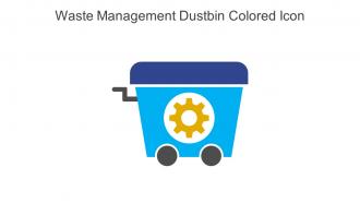 Waste Management Dustbin Colored Icon In Powerpoint Pptx Png And Editable Eps Format