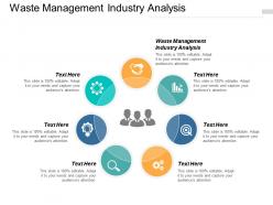 Waste management industry analysis ppt powerpoint presentation summary graphics tutorials cpb