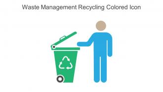 Waste Management Recycling Colored Icon In Powerpoint Pptx Png And Editable Eps Format