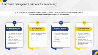 Waste Management Service Proposal Powerpoint Presentation Slides Professional Content Ready