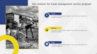 Waste Management Service Proposal Powerpoint Presentation Slides Adaptable Content Ready