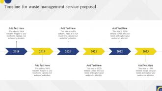 Waste Management Service Proposal Powerpoint Presentation Slides Slides Editable