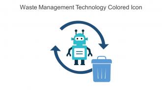 Waste Management Technology Colored Icon In Powerpoint Pptx Png And Editable Eps Format