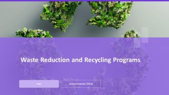 Waste Reduction And Recycling Programs PPT Template AT Waste Reduction And Recycling Programs PPT Template AT