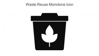 Waste Reuse Monotone Icon In Powerpoint Pptx Png And Editable Eps Format