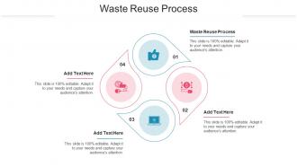 Waste Reuse Process Ppt Powerpoint Presentation Pictures Deck Cpb