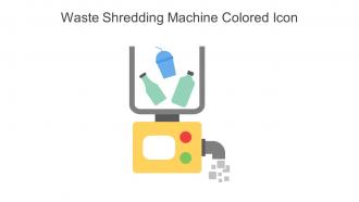 Waste Shredding Machine Colored Icon In Powerpoint Pptx Png And Editable Eps Format