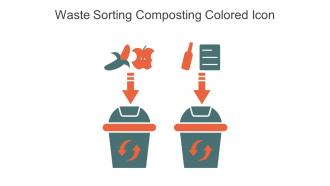 Waste Sorting Composting Colored Icon In Powerpoint Pptx Png And Editable Eps Format