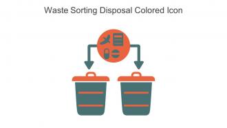 Waste Sorting Disposal Colored Icon In Powerpoint Pptx Png And Editable Eps Format
