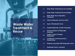 Waste water treatment and reuse urban water management ppt microsoft