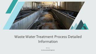 Waste Water Treatment Process Detailed Information PPT Designs AT