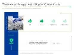 Wastewater management organic contaminants m1547 ppt powerpoint presentation styles grid