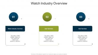 Watch Industry Overview In Powerpoint And Google Slides Cpb