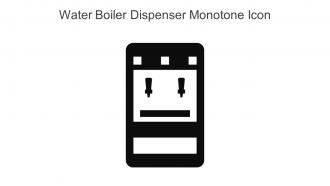 Water Boiler Dispenser Monotone Icon In Powerpoint Pptx Png And Editable Eps Format
