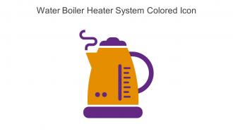 Water Boiler Heater System Colored Icon In Powerpoint Pptx Png And Editable Eps Format