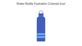 Water Bottle Hydration Colored Icon In Powerpoint Pptx Png And Editable Eps Format