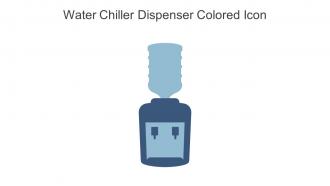 Water Chiller Dispenser Colored Icon In Powerpoint Pptx Png And Editable Eps Format