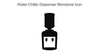 Water Chiller Dispenser Monotone Icon In Powerpoint Pptx Png And Editable Eps Format