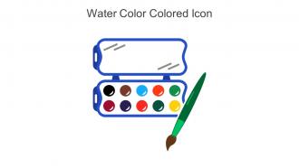 Water Color Colored Icon In Powerpoint Pptx Png And Editable Eps Format