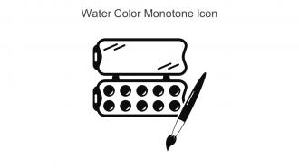 Water Color Monotone Icon In Powerpoint Pptx Png And Editable Eps Format