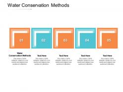 Water conservation methods ppt powerpoint presentation file templates cpb